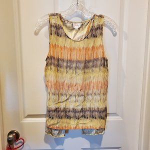 Parker 100% SILK open back tank top, very good condition, size‎ M.